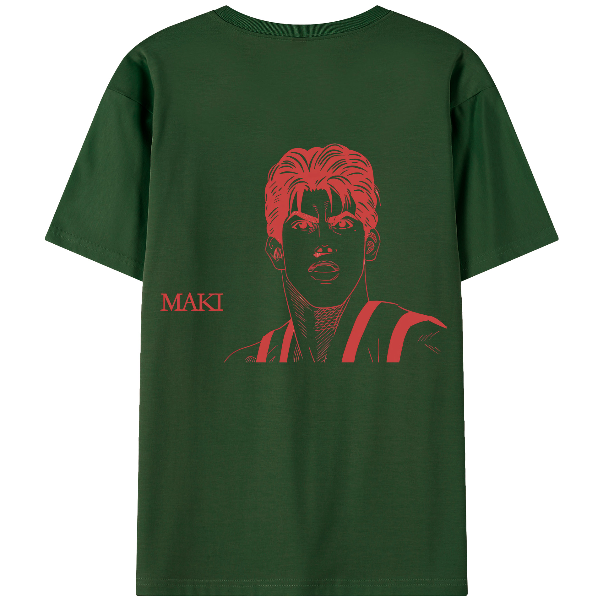 SLAM DUNK／スラムダンク 綿100％半袖Tシャツ（背面プリント）